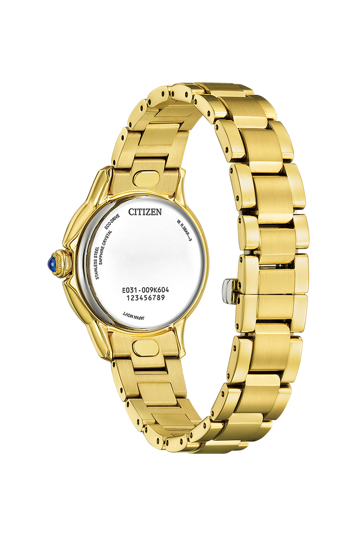 Citizen L Ceci EM1162-52A caseback and bracelet view