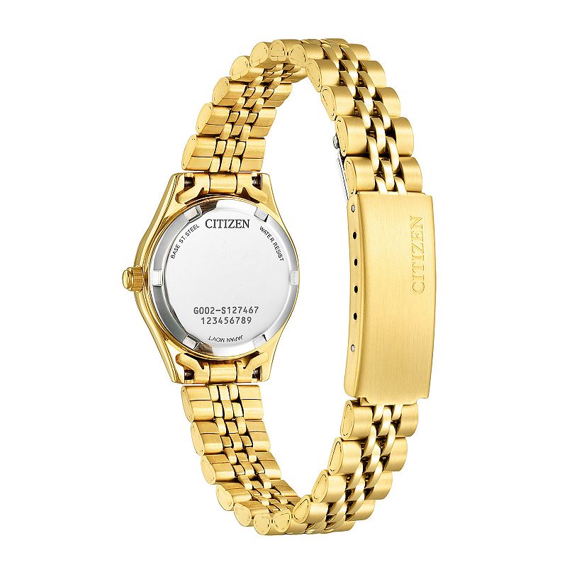 Citizen EQ0532-55E caseback and bracelet view