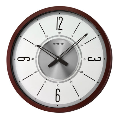 Seiko QXA759BLH Abbott wall clock front view
