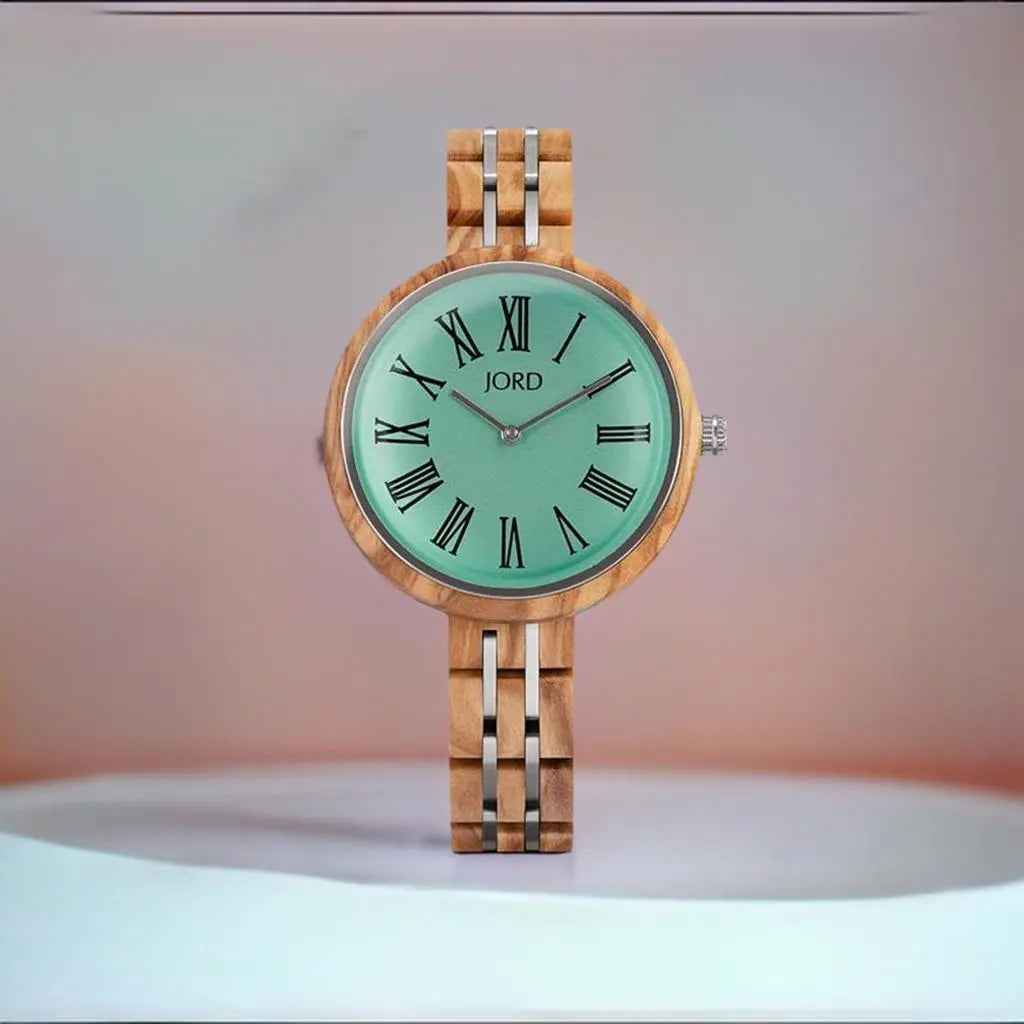 CASSIA Olivewood & Ocean Blue - Watch Technicians Store