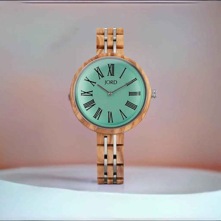 CASSIA Olivewood & Ocean Blue - Watch Technicians Store