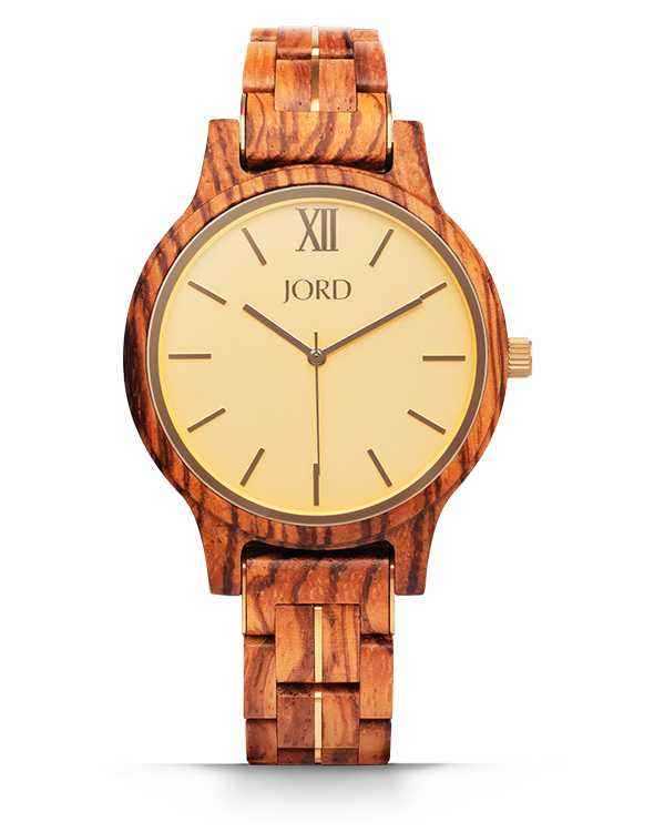 FRANKIE II zebrawood & champagne - Watch Technicians Store
