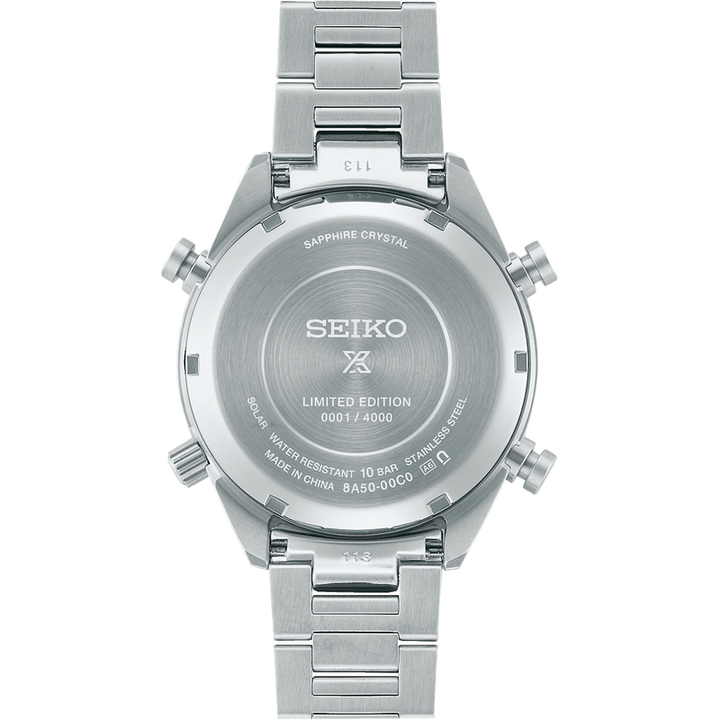 Seiko SFJ005 Prospex Speedtimer limited-edition caseback