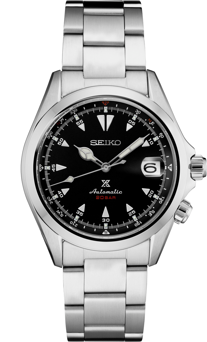 Seiko SPB117 Prospex Alpinist automatic watch front view