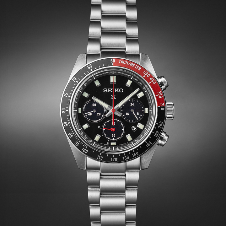 Seiko SSC915 Prospex Speedtimer solar chronograph product view