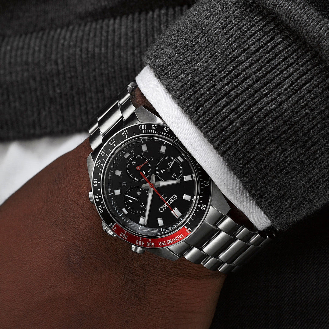 Seiko SSC915 Prospex Speedtimer on wrist