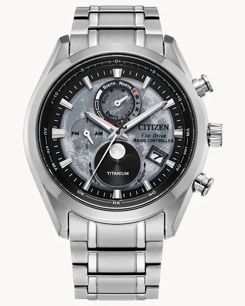 Citizen Tsuki-yomi A-T BY1010-57H front view