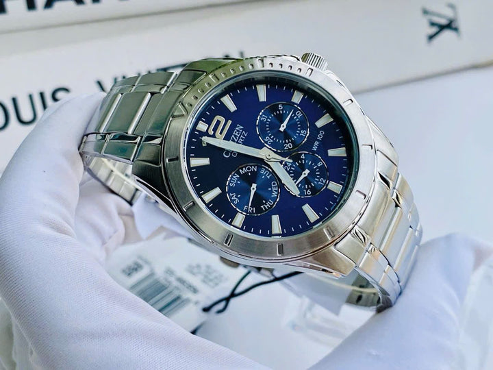 Citizen AG8300-52L quartz watch angled dial view