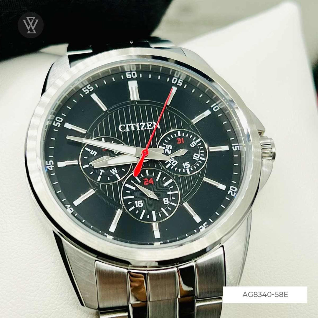 Citizen AG8340-58E black dial stainless steel watch product view 3