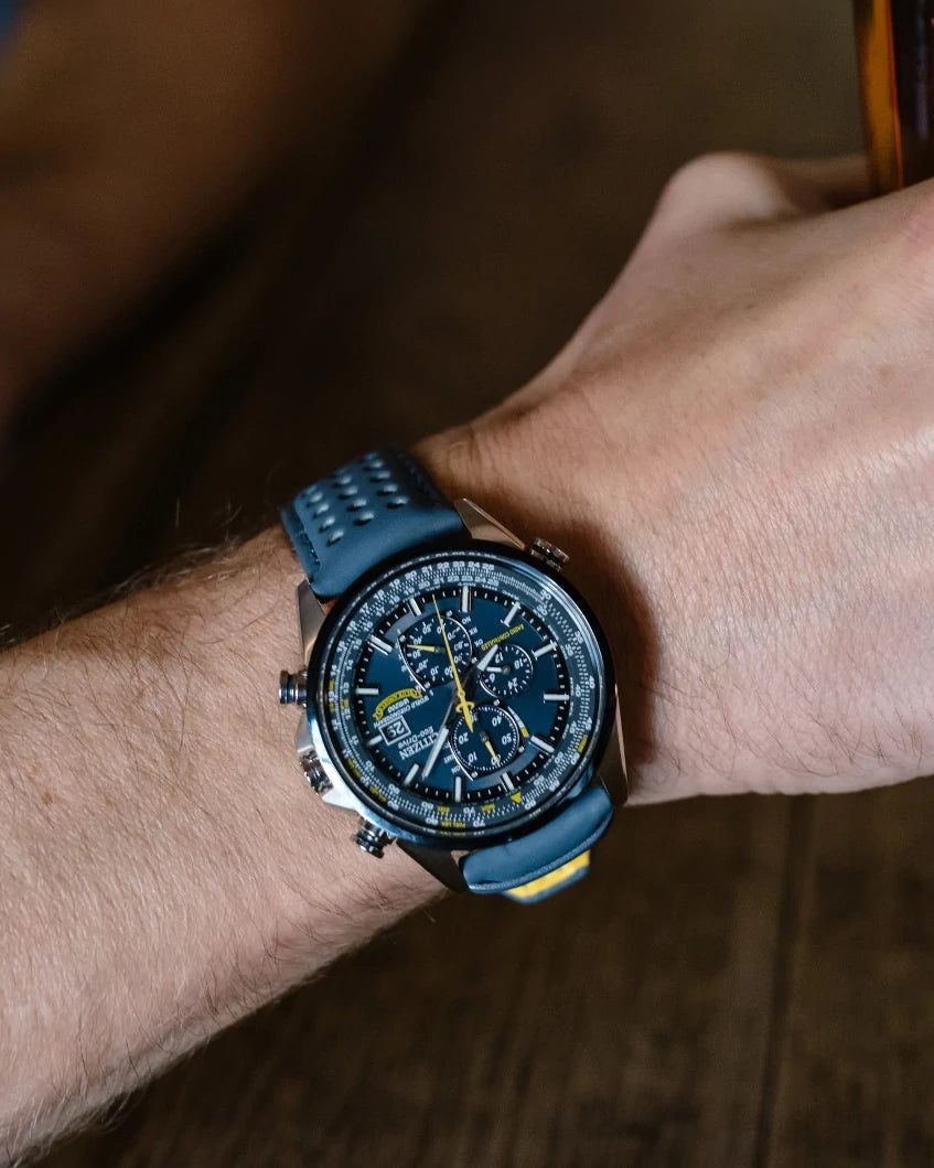 Citizen Blue Angels AT8020-03L World Chronograph detail view 3