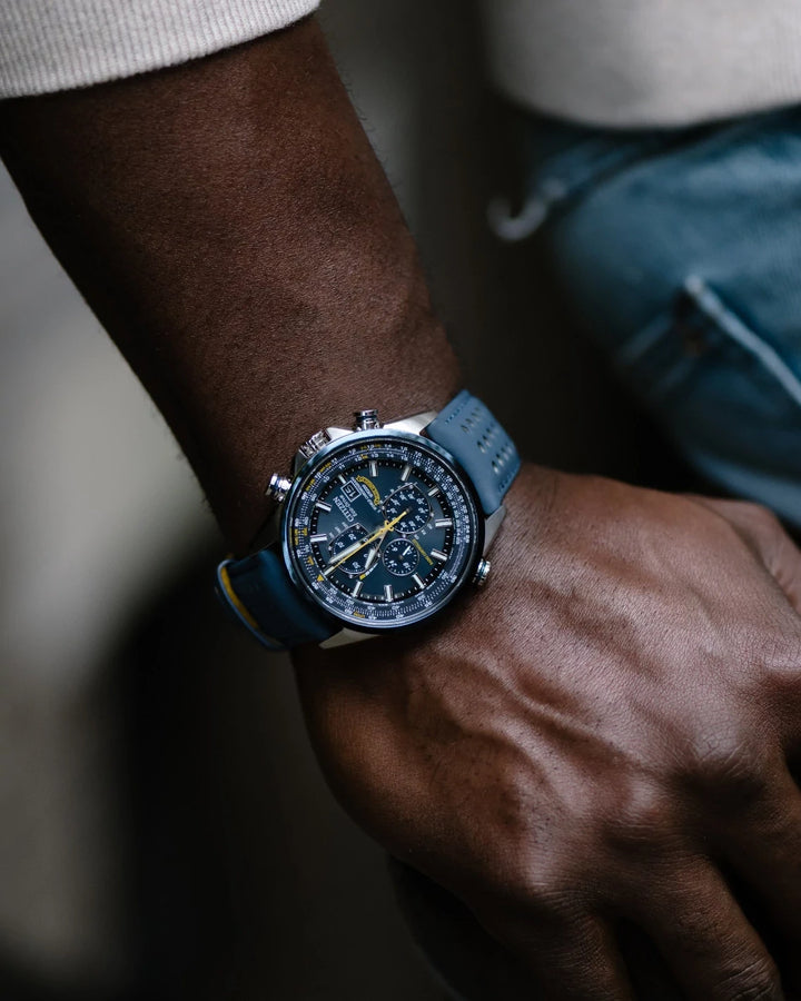 Citizen Blue Angels AT8020-03L World Chronograph wrist view