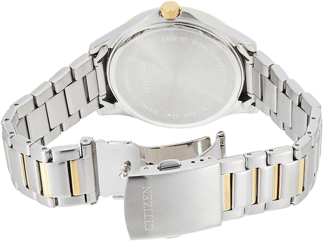 Citizen BF2005-54L bracelet clasp and caseback detail