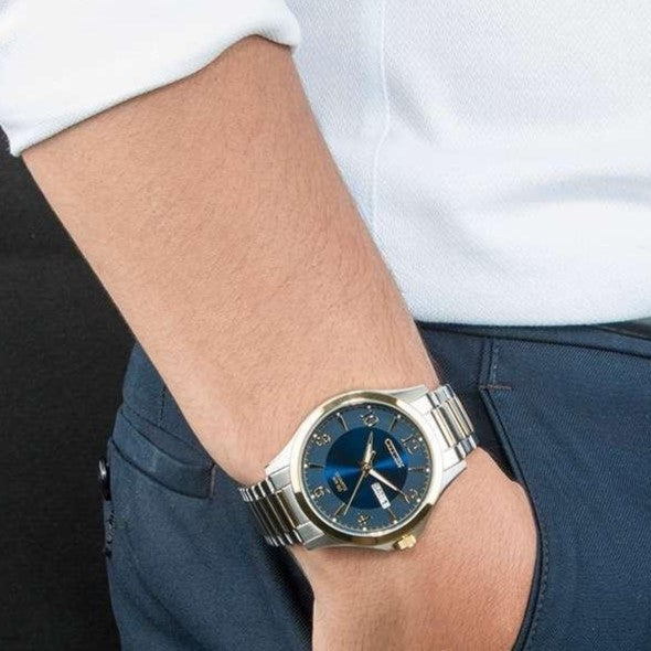 Citizen BF2005-54L two-tone bracelet watch lifestyle view