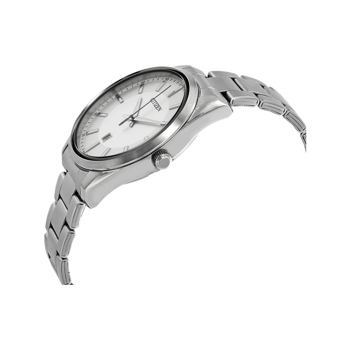 Citizen BI1030-53A stainless-steel quartz watch side view