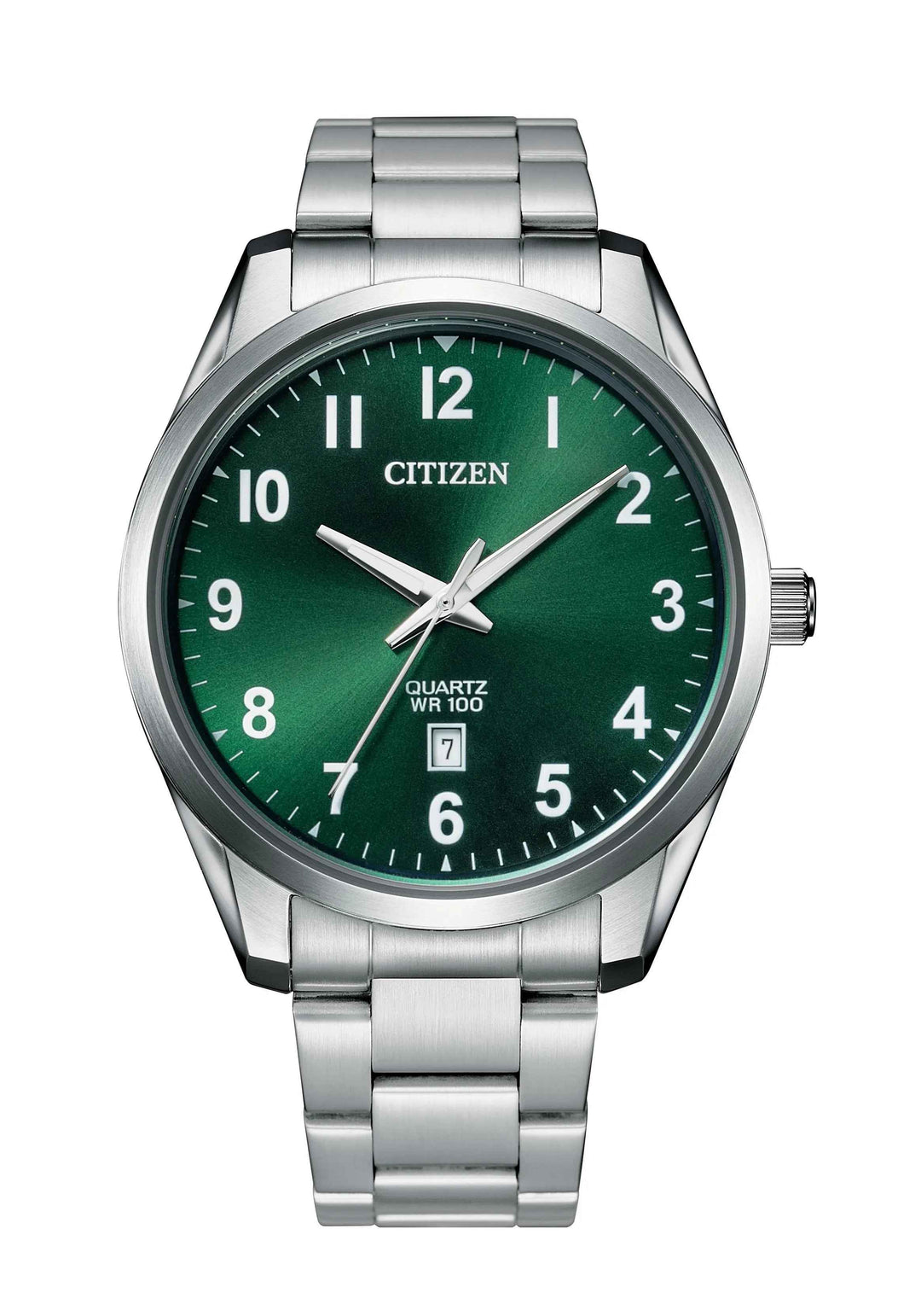 Citizen BI1031-51X quartz stainless-steel watch with green dial