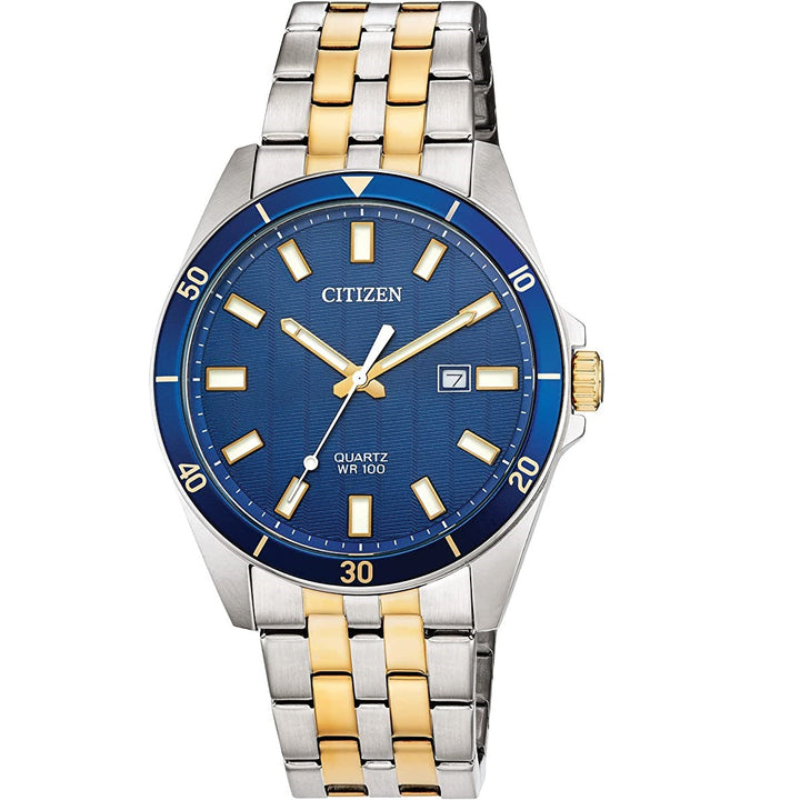 Citizen BI5054-53L two-tone blue dial quartz watch