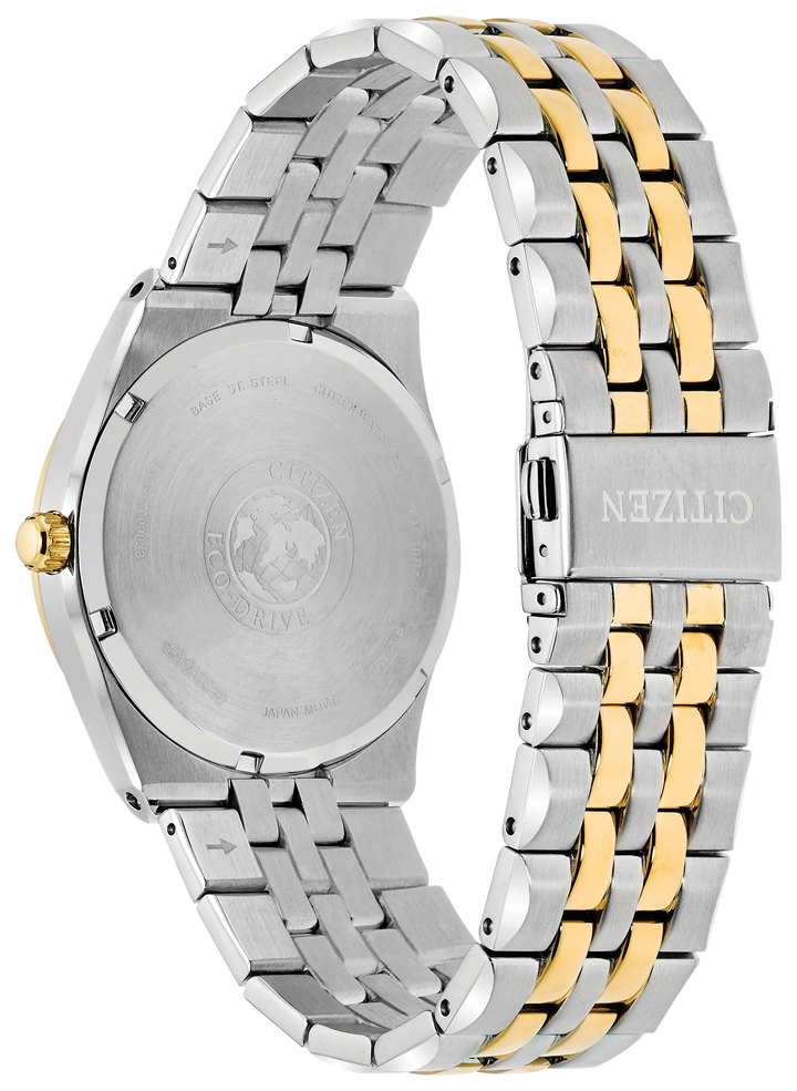 Citizen BM7334-58L Corso Eco-Drive watch caseback view