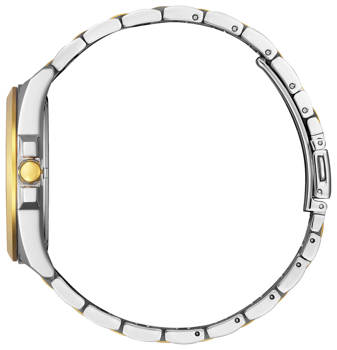 Citizen BM7534-59A Peyten Eco-Drive two-tone watch caseback view