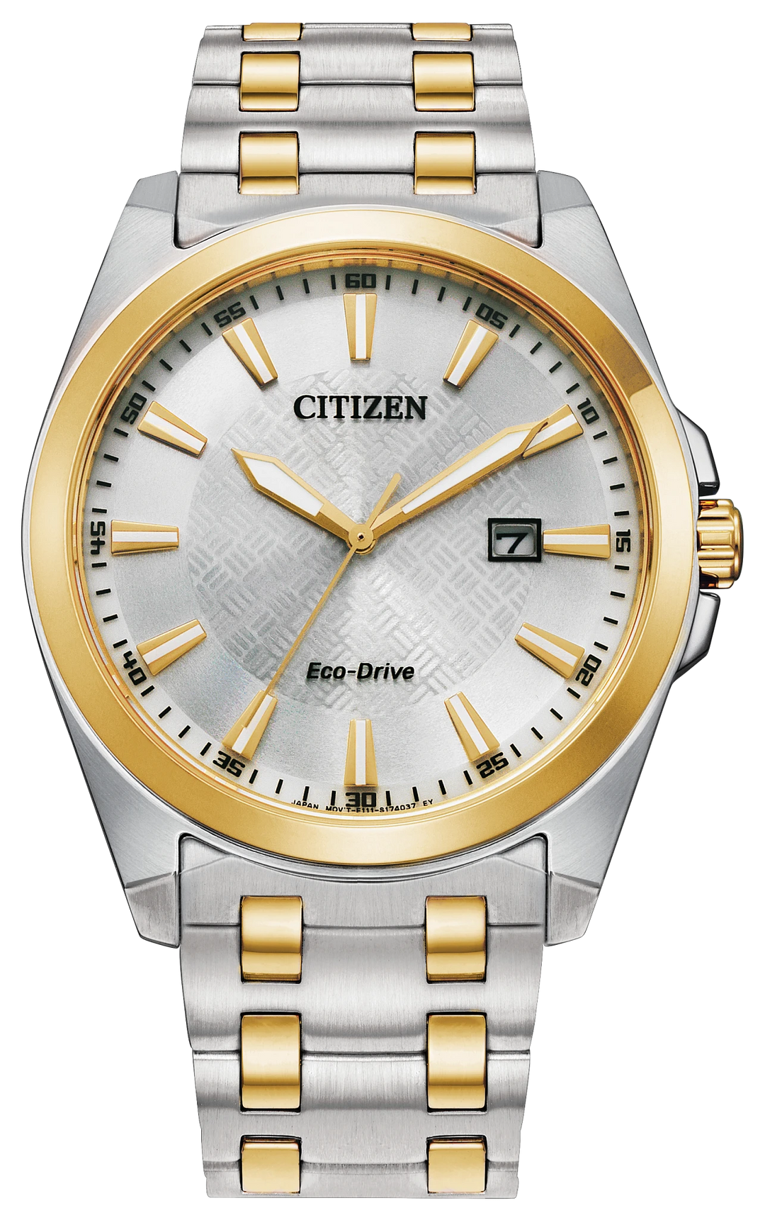 Citizen BM7534-59A Peyten Eco-Drive two-tone watch front view