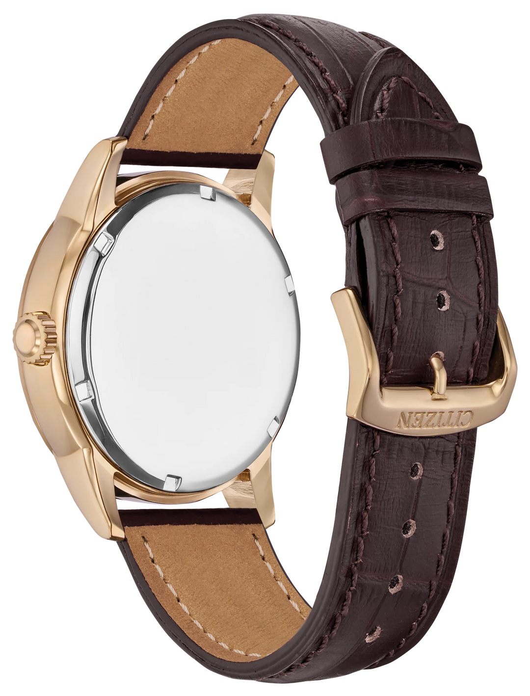 CITIZEN BU2013-08E caseback and bracelet view