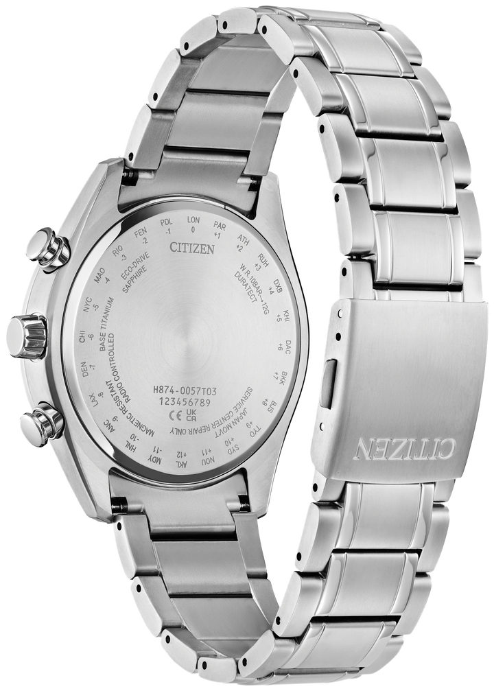 Citizen Tsuki-yomi A-T BY1018-55X caseback and bracelet view