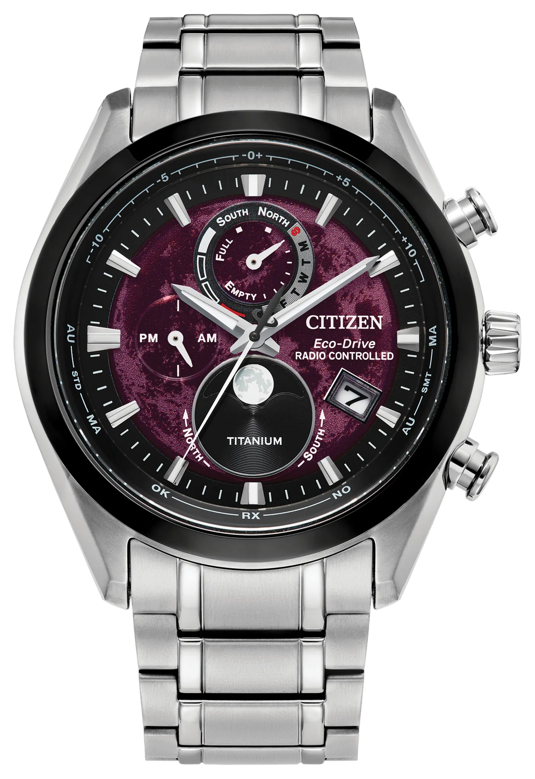 Citizen Tsuki-yomi A-T BY1018-55X front view