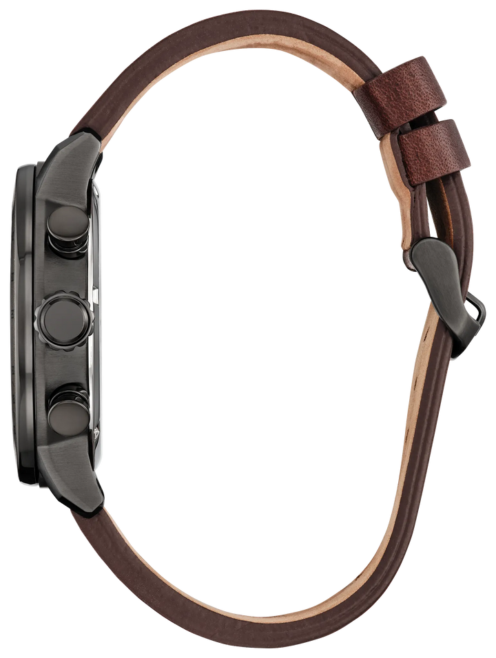 Citizen CA0857-09W Mandalorian Eco-Drive chronograph side profile