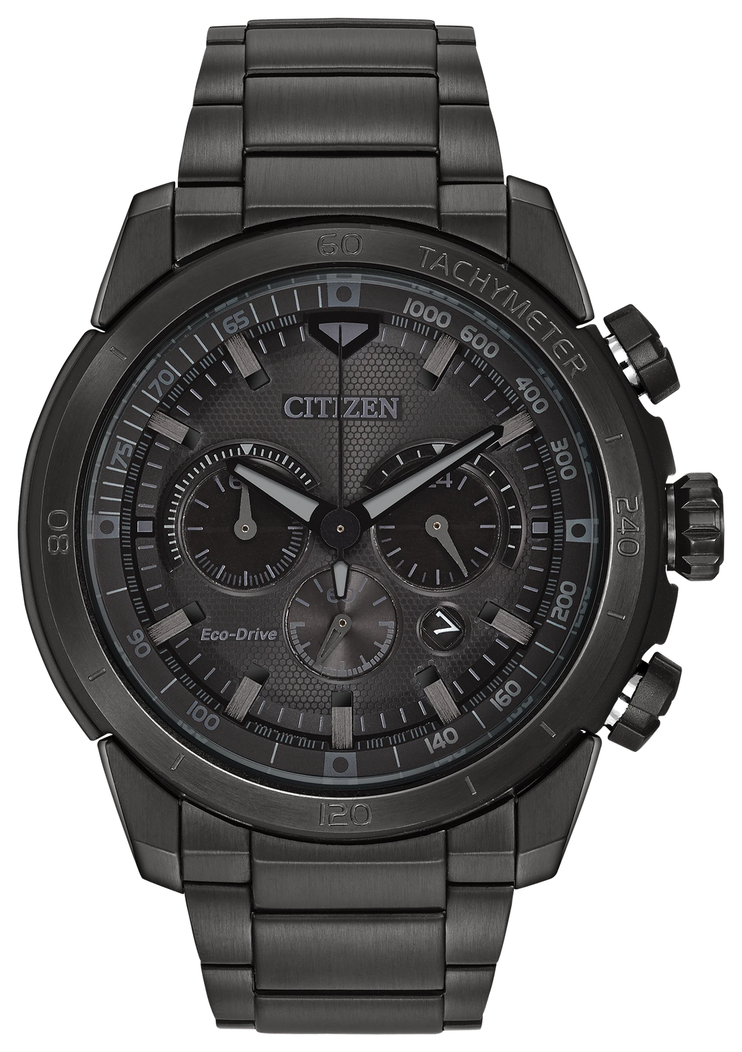 Citizen CA4184-81E Eco-Drive chronograph front view