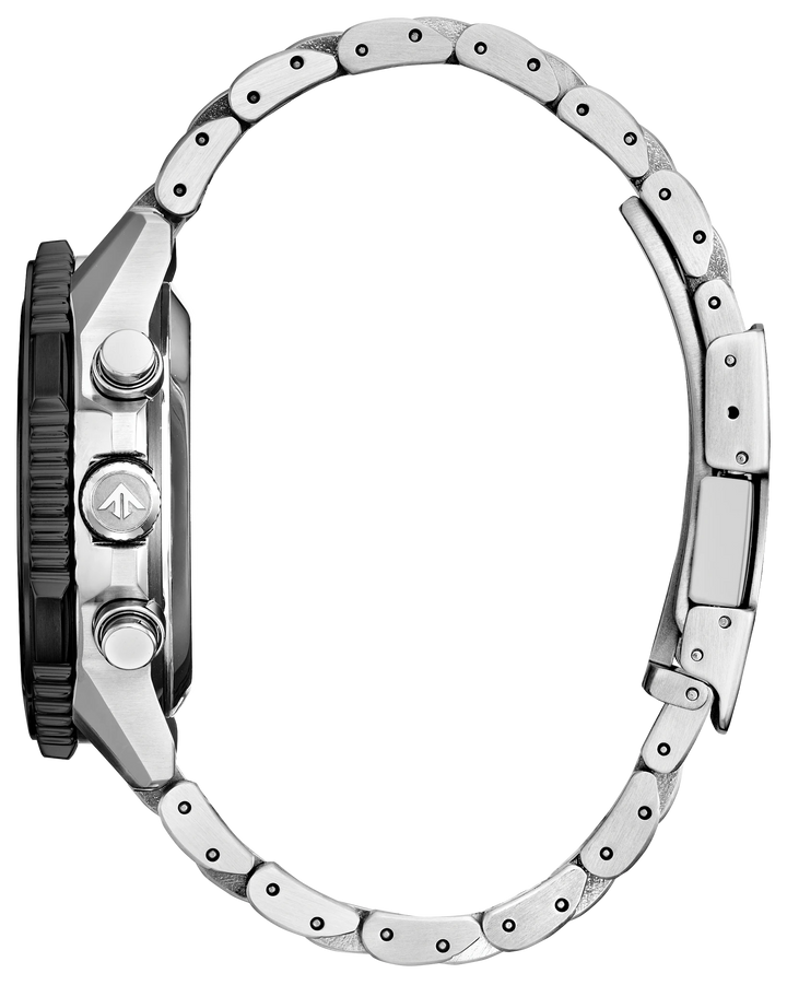 Citizen CA4664-60W Promaster Sky Eco-Drive chronograph side profile