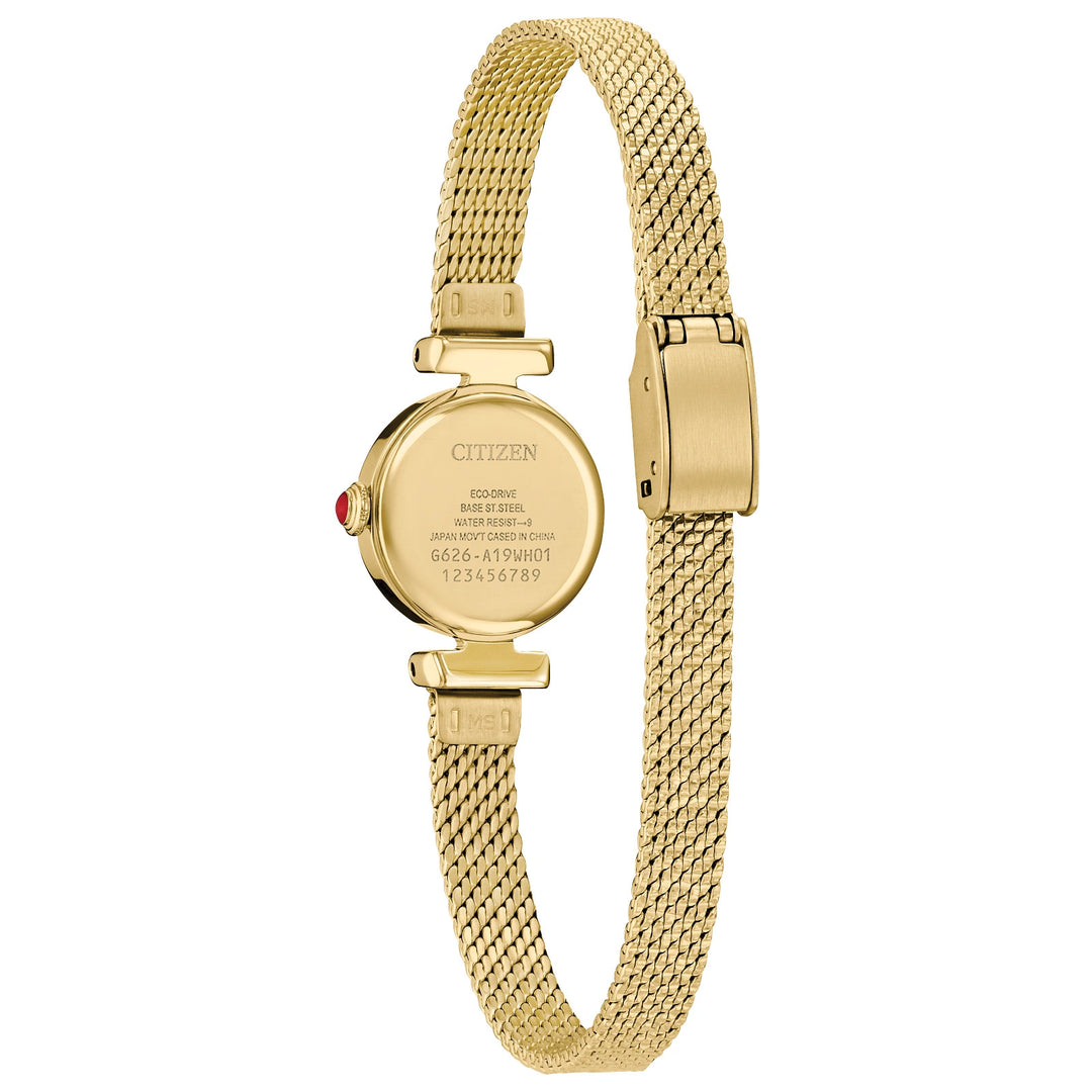 Citizen EG7086-57P Fio caseback and band view
