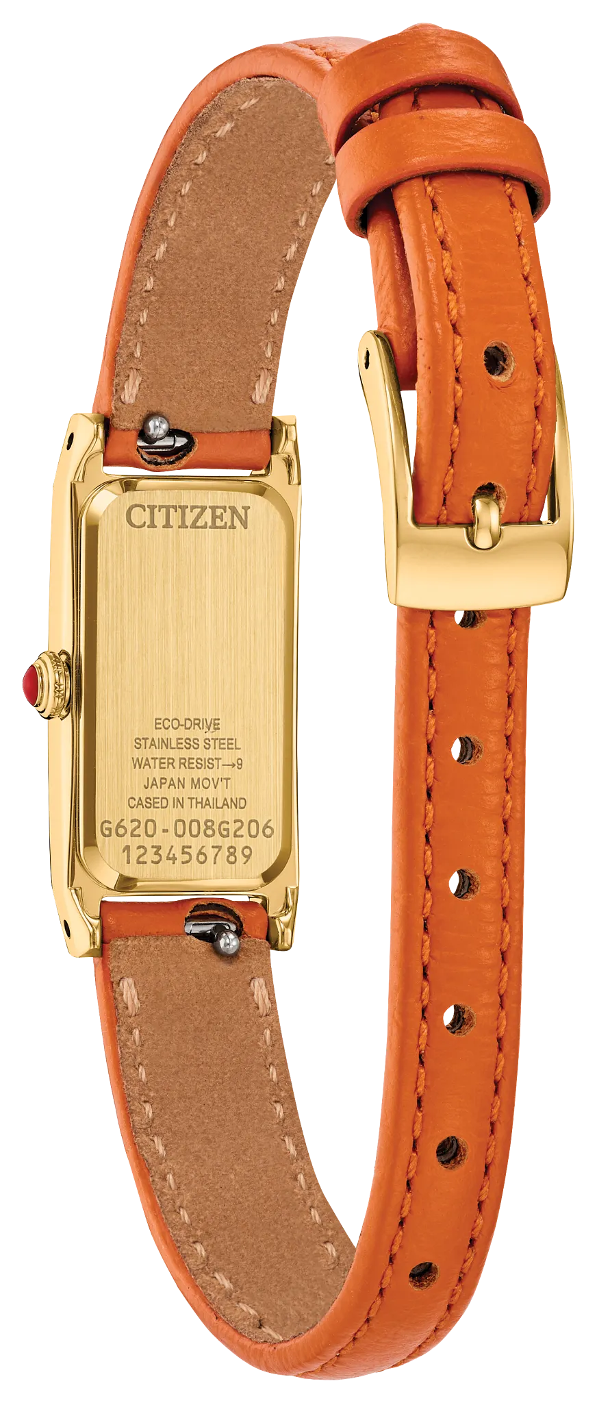Citizen EG7122-04A Fio Eco-Drive watch caseback view