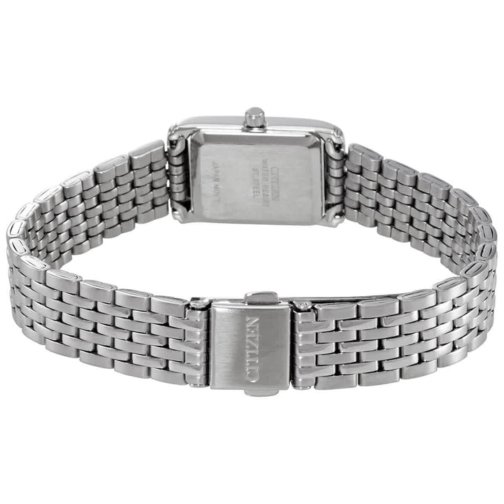 Citizen EJ5850-57E quartz watch caseback and bracelet