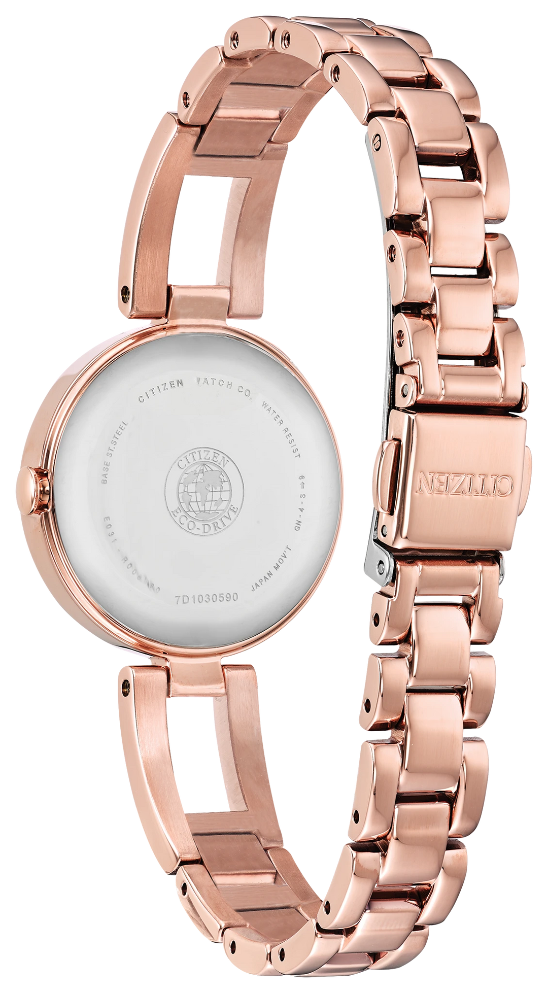 CITIZEN EM0633-53A Axiom caseback and bracelet view