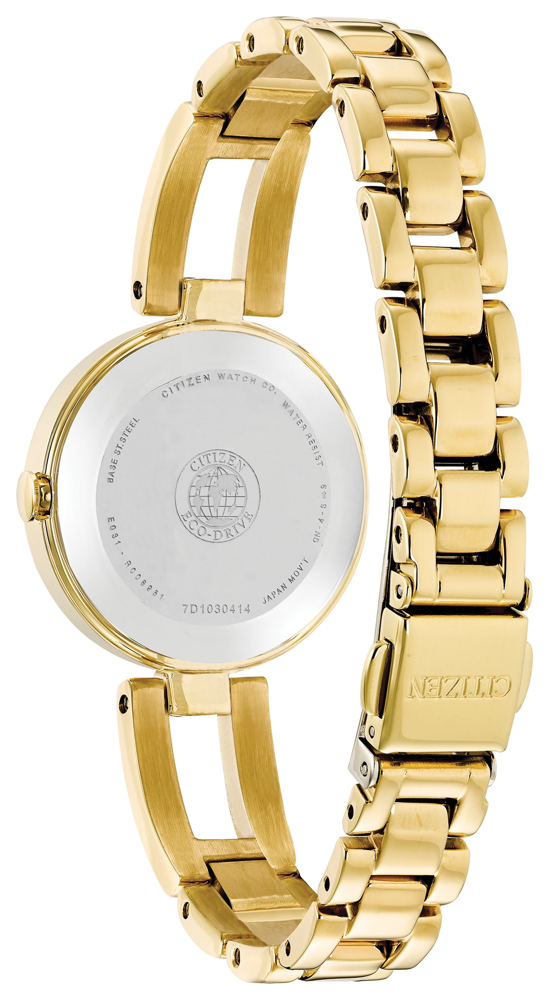 CITIZEN EM0638-50P Axiom caseback and bracelet view
