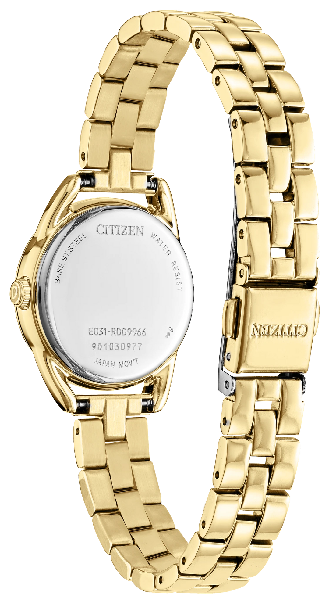 CITIZEN EM0682-74A caseback and bracelet view