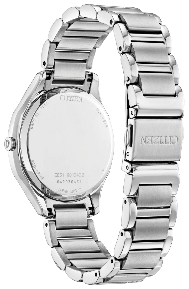CITIZEN EM0750-50L Sport Casual caseback and bracelet view