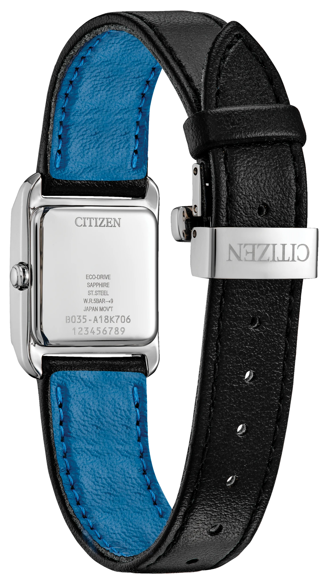 Citizen L Bianca EW5600-01E caseback and bracelet view