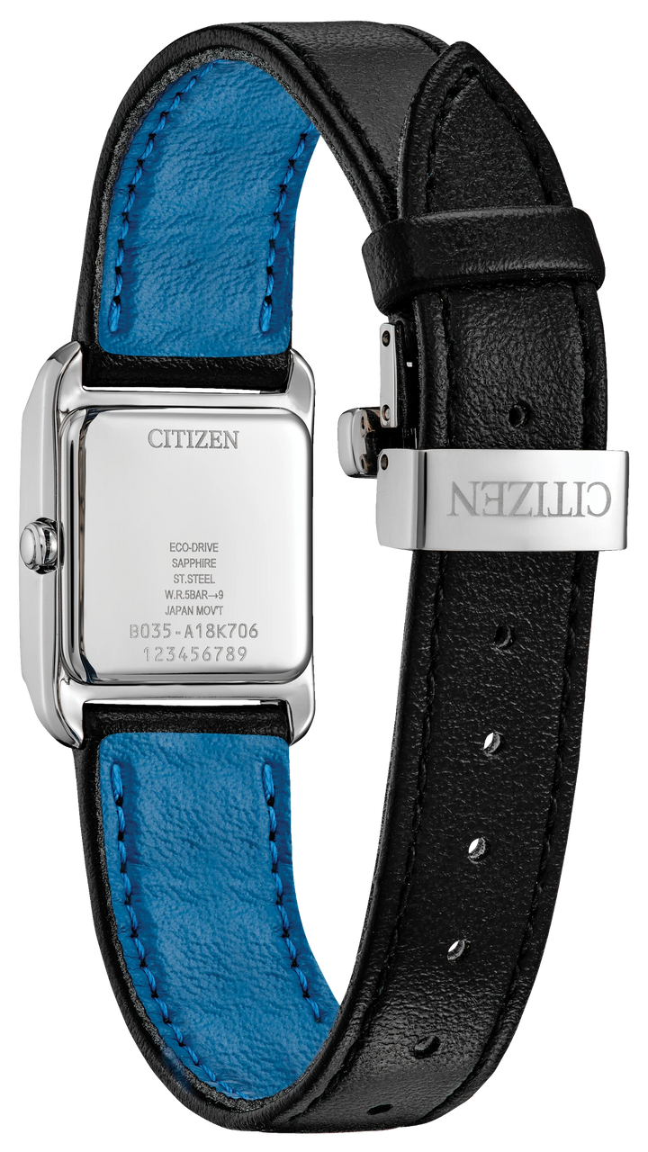 Citizen L Bianca EW5600-01E caseback and bracelet view