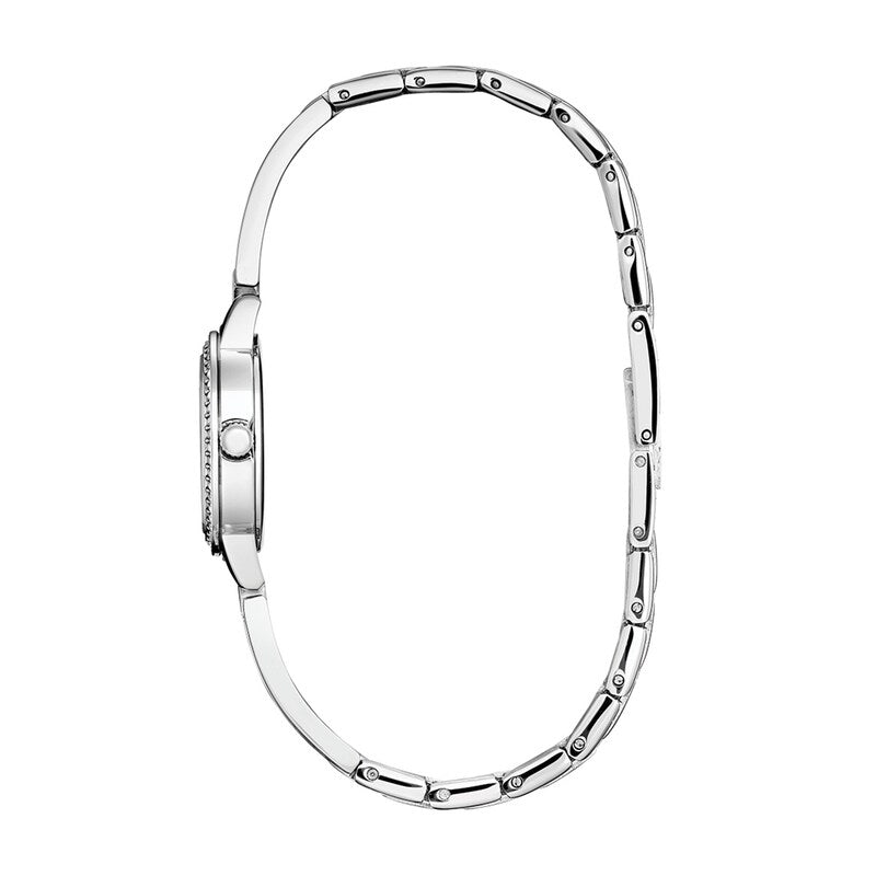 Citizen EZ7011-88A crystal quartz bangle watch side profile
