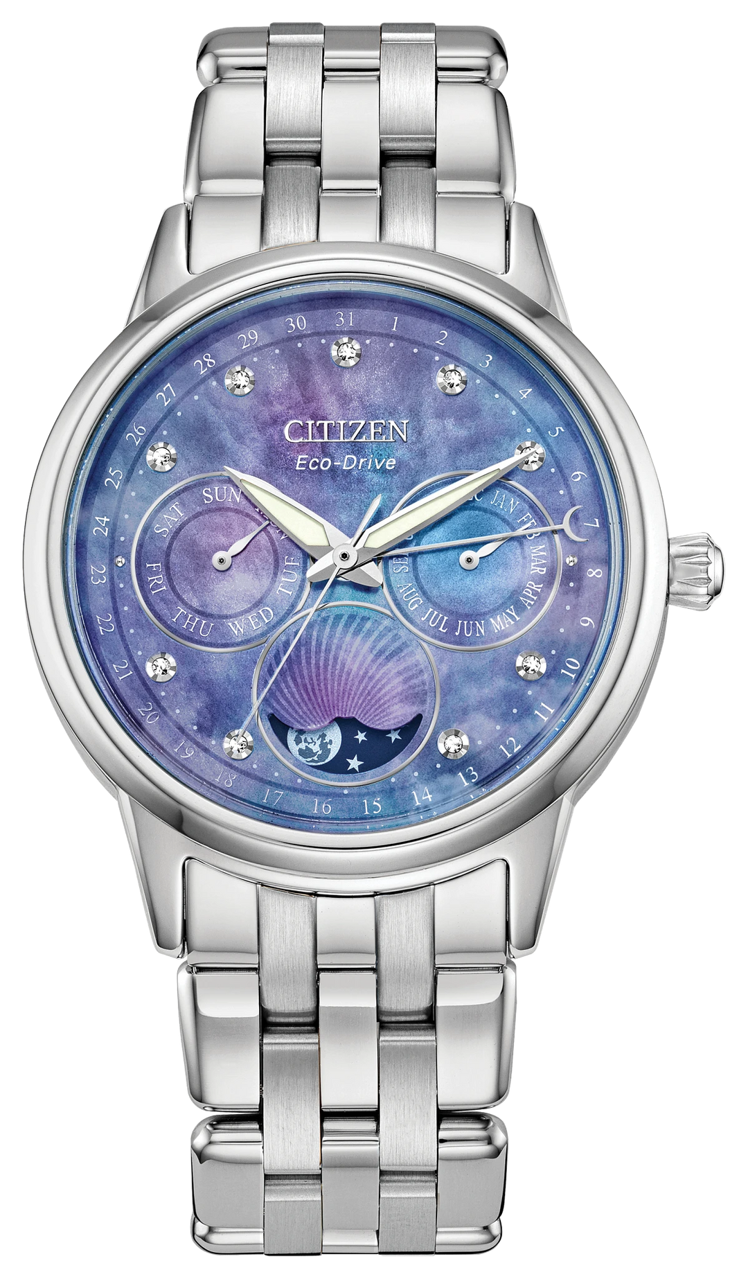 CITIZEN FD0000-52N Calendrier front view