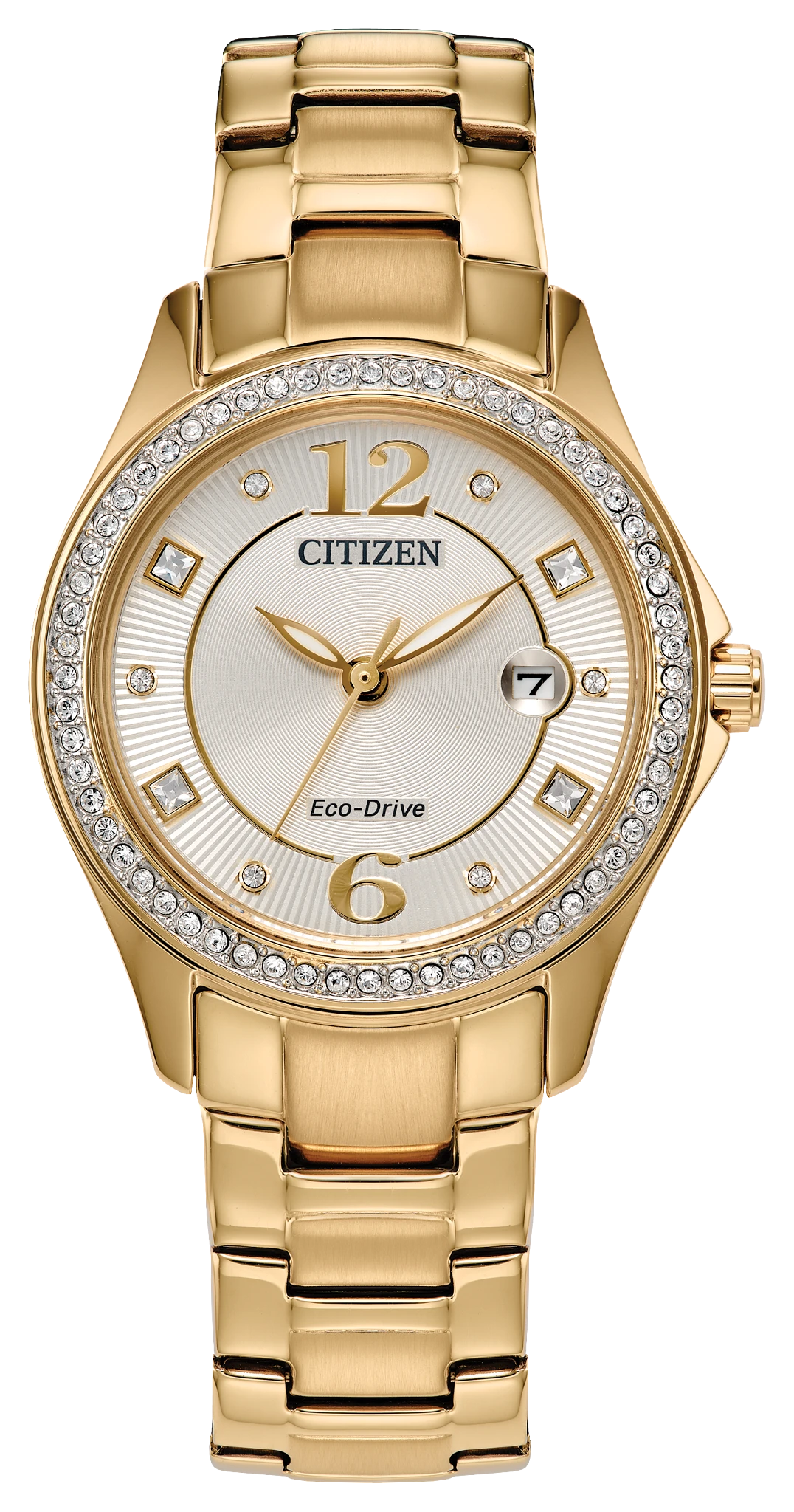 CITIZEN FE1147-79P Crystal front view