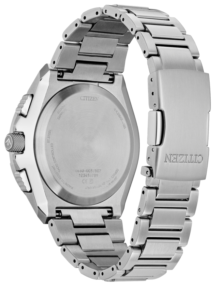 Citizen JY8120-58E Promaster Skyhawk A-T caseback and bracelet view