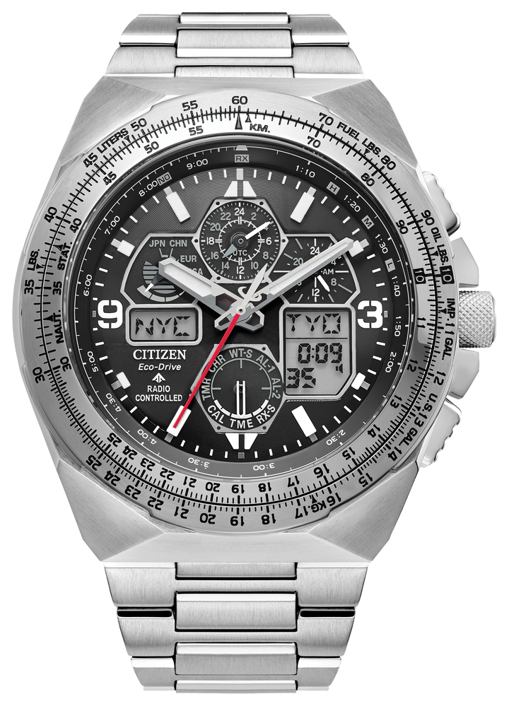 Citizen JY8120-58E Promaster Skyhawk A-T front view