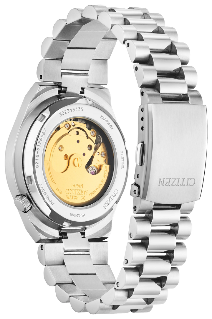 Citizen NJ0150-56Z Tsuyosa automatic watch exhibition caseback and bracelet
