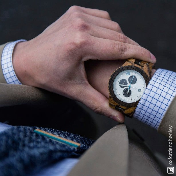 JORD Conway Zebrawood and Dark Sandalwood lifestyle view 2