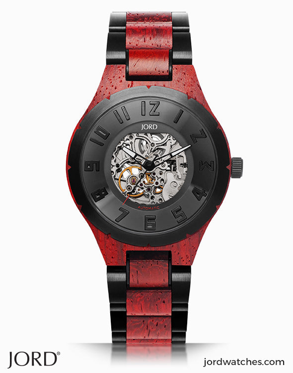 JORD Dover II Padauk and Black Steel alternate view