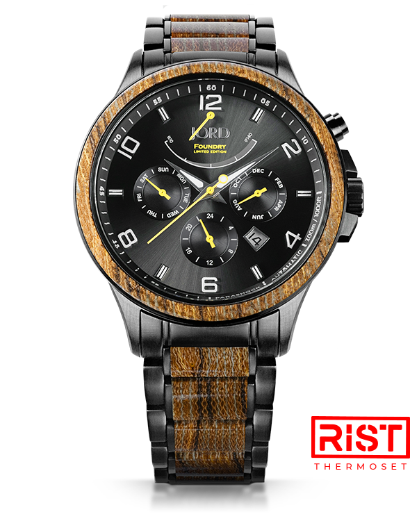 JORD Foundry Brown Maze automatic dive watch