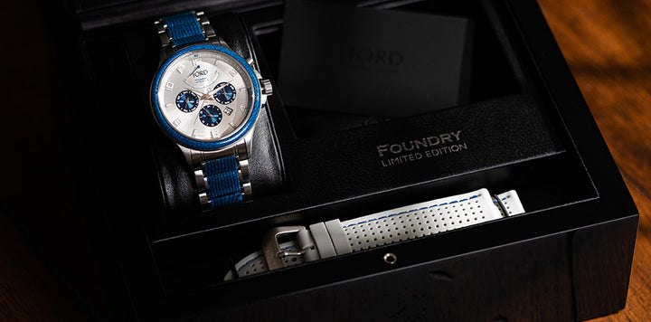 JORD Foundry limited-edition watch with collector presentation box