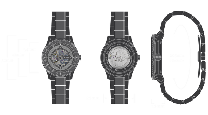 JORD Stearman technical dimensions