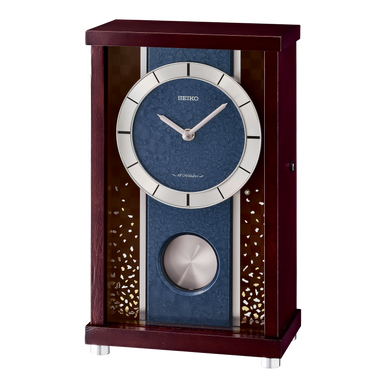 Seiko QXW251BLH Classic Modern Musical Mantel Clock - Watch Technicians Store